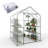 Portable Walk-in Greenhouse with Thick PE Cover, Mesh Door & Screen Windows for Garden