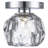 Quaseem Glass LED Semi Flush Mount-1333209303