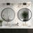 3-lamp Dimmable Clear Glass Vanity Light