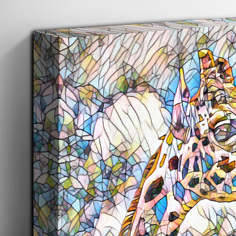 Giraffes 4 - Wrapped Canvas, 50cm H x 76cm W