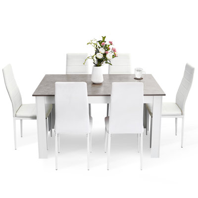 6 - Person Four Leg Dining Set