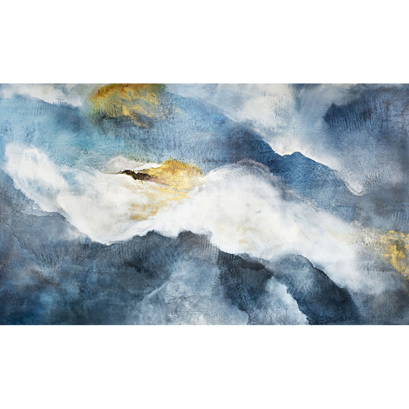 Dusk Drifting Painting by Jennifer Hollack Raboin, Stretched Canvas, 36" H x 61" W x 2" D