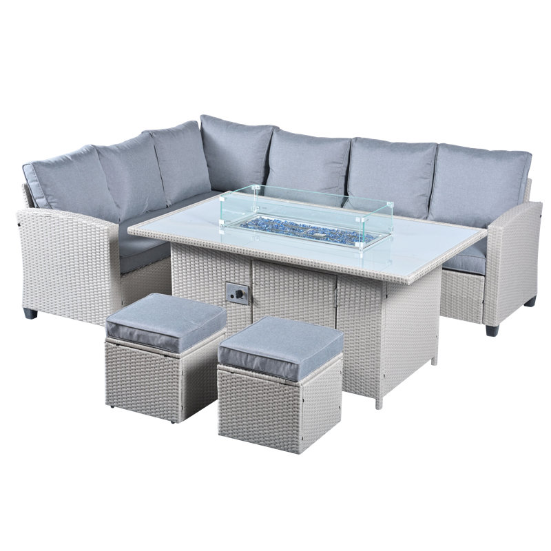 Halfacre 8 - Person Seating Group with Cushions