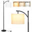 Lampe sur pied DEL moderne noire | Température de couleur réglable | Abat-jour rotatif | Base en métal robuste-621819271-621819270