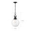 Luminaire suspendu à 1 lumière Crownfield-2047002241