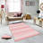 Stylish Woven Carpet, 5.6 x 7.5 Feet, 100% Polyester, 0.3 in Pile Height | Antibacterial, Non-Slip PVC Felt Dot Underside, Machine Washable | 3D Digital Printing, Durable & Easy to Maintain - Perfect for Any Room-176122489