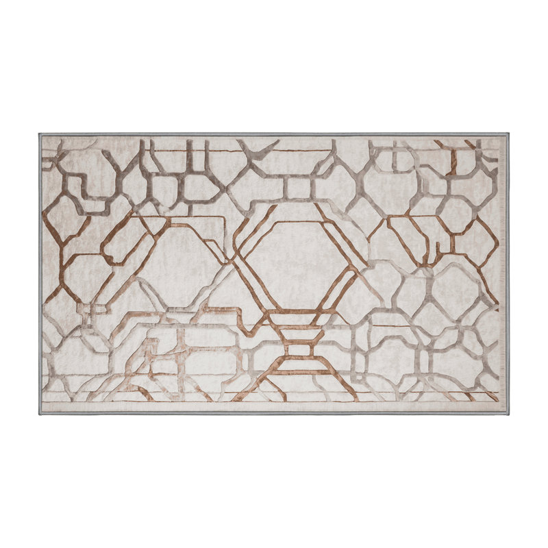 Tapis gris soyeux et moelleux, Tapis de couloir 2 pi x 4 pi