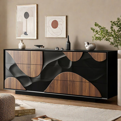 Modern Large Capacity Wooden Accent Chest