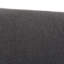 Ensemble de salle à manger 5 pièces en tissu gris foncé Klimek-1749526700