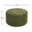 Modern Style Cream Velvet , 30.38"X30.38"X15.63", Foam Filled Interior Elegant Side Table-131102689