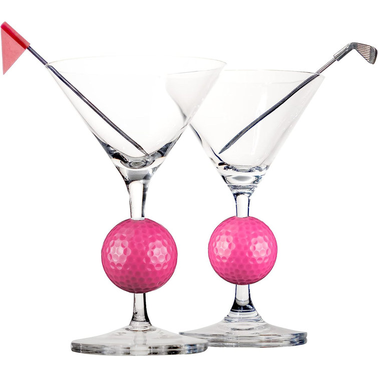 6oz. Crystal Martini Glass Set