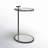 Erma Glass C Table End Table with Storage-1619580546