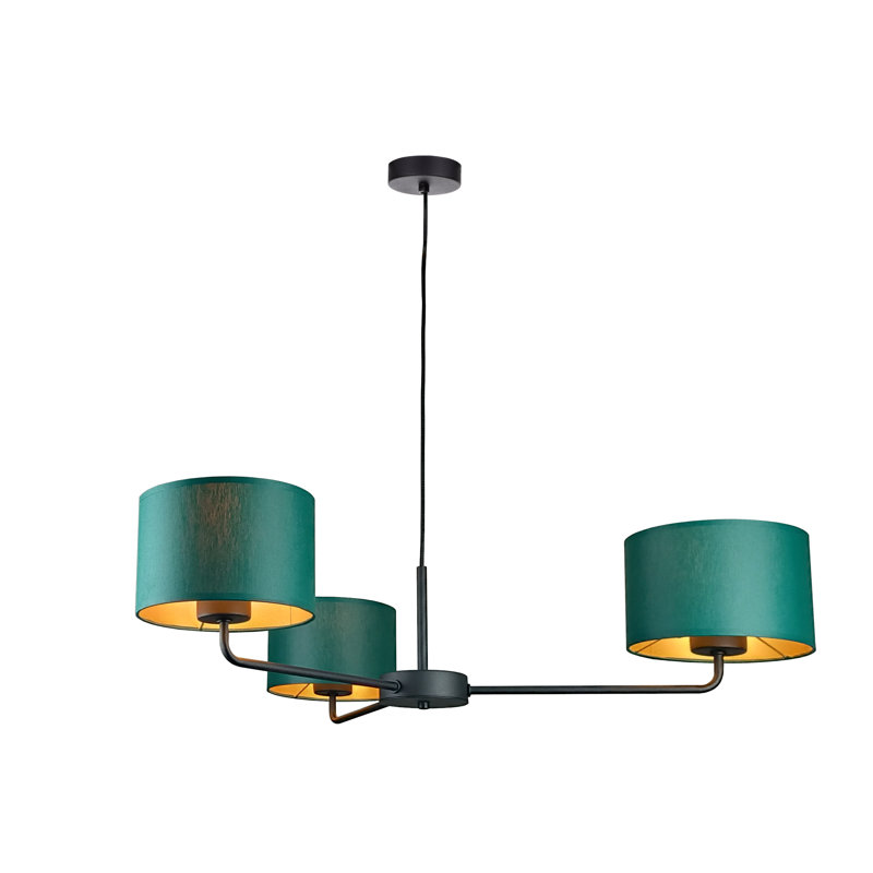 Almarie Chandelier, 3, Green