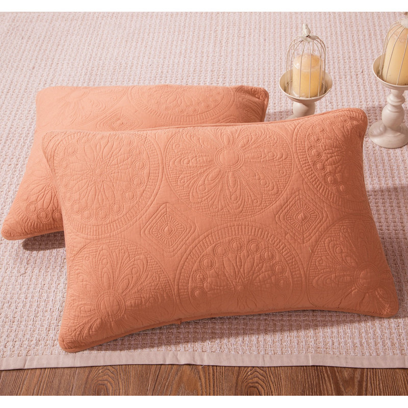 Tuscany Sunshine Cotton Sham Set, Queen