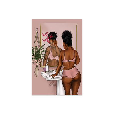 Pink-Reflection Print On Acrylic Glass