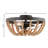 Domenic 2-Light 15''W Boho Semi-Flush Mount Ceiling Fixture-489308973-488726586