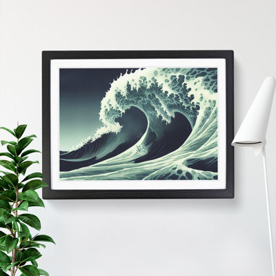 A Spellbinding Japanese Wave - Single Picture Frame Print