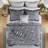 12 Piece Comforter Set With Cotton Bed Sheets Navy Cal King-117508772