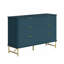Commode d'appoint à 3 tiroirs (bleue)-79273911