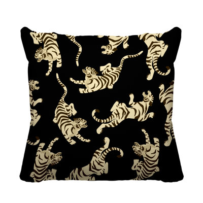 Coussin décoratif intérieur / extérieur Tigger Boho Tiger