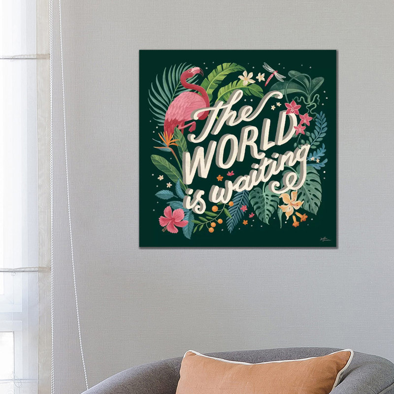 Jungle Love VIII by Janelle Penner - Wrapped Canvas Print, 66.04 cm H x 66.04 cm W x 3.175 cm D
