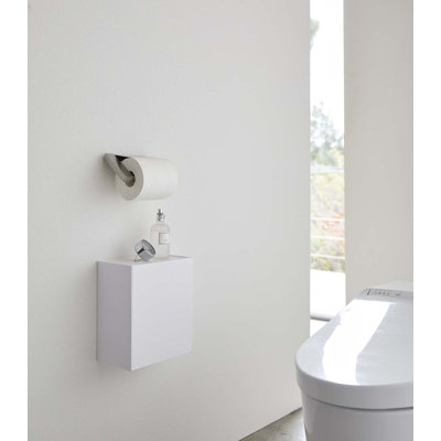Tower Yamazaki Home Wall Mounted Storage Or Trash Bin, Small Wastebasket