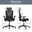 Chaise de bureau ergonomique avec appui-tête inclinable réglable