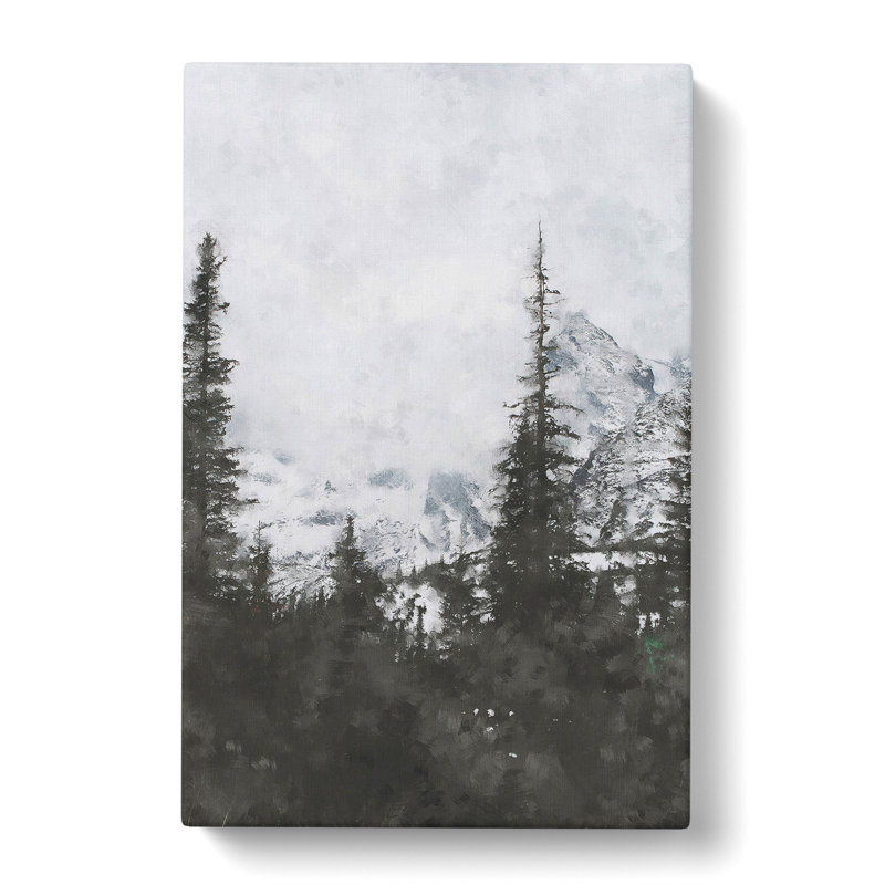 Forest And Mountain Landscape - Wrapped Canvas, 76cm H x 50cm W x 3cm D