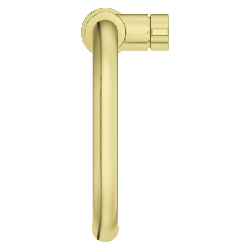 Pull Down Single Handle Kitchen Faucet, Brushed Gold