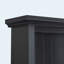 Arbre d'entrée 55,9 "avec banc de rangement, 2 tiroirs et portemanteau, noir-894392430