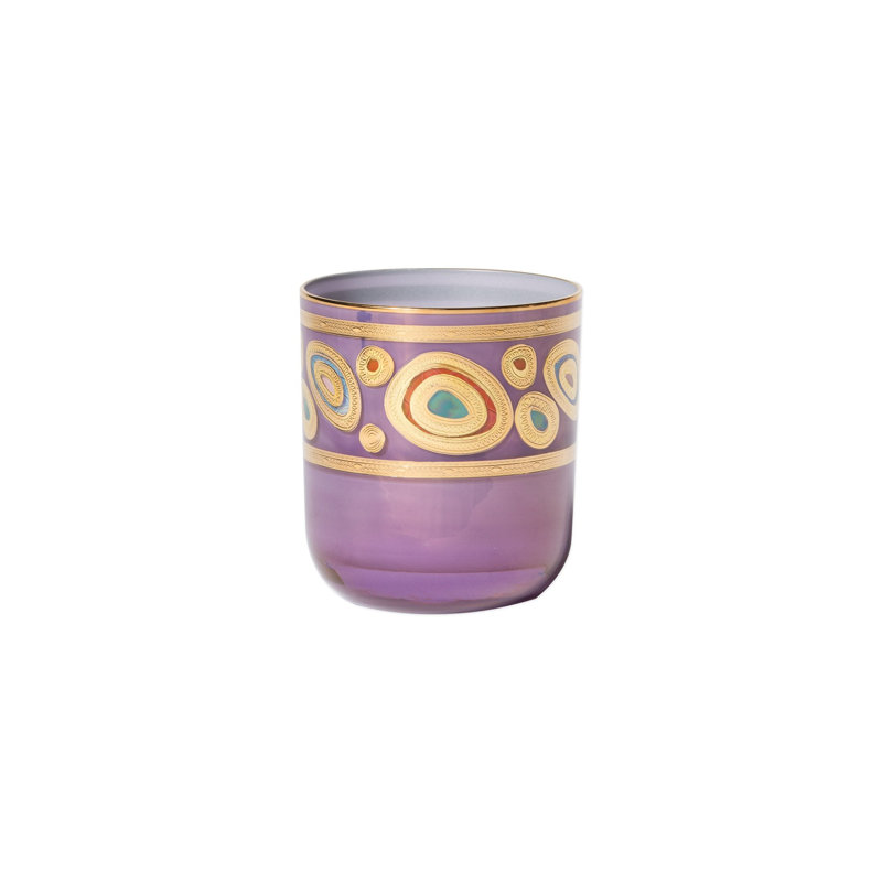 Regalia Whiskey Glass, Purple