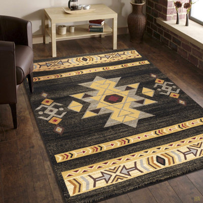 Tribes 10 po X 10 pi 3 po Tapis Southwest