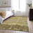 Premium Machine Washable Prisco Gold Rug-20172560