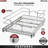 Rev-A-Shelf Kitchen Cabinet Shelf Organizer, 5WB1-2120CR-1 (2 Pack)-99261278