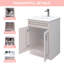 Base de meuble-lavabo simple 36 po blanc antique