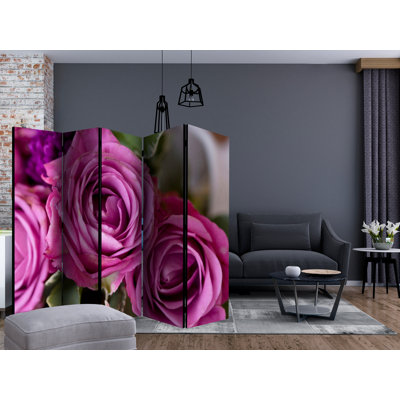 Hamazasb 225cm W x 172cm H 5 - Panel Folding Room Divider