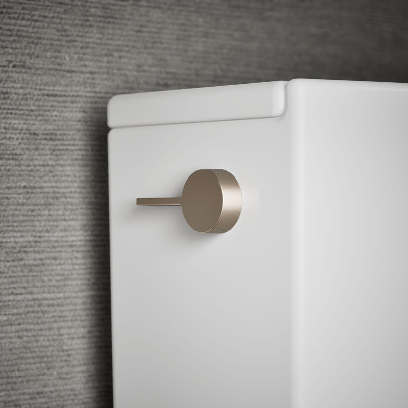 Veil Left-Hand Trip Lever, Vibrant Brushed Bronze