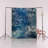 Blue Themed Abstract Patterned Creative Modern Decorative Rug-1399775443