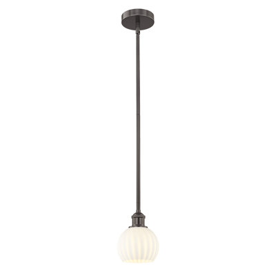 Edison Venetian 1 Light Stem Hung Pendant-616-G1217