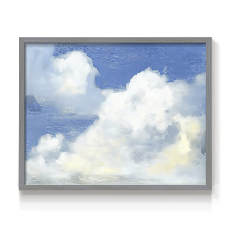 Paysage, série III, reproduction encadrée, H 22 po x l 28 po, Gris