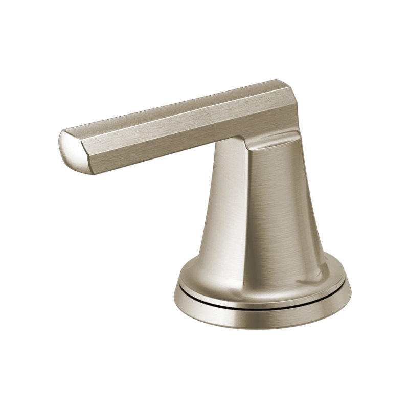 Levoir® Two-Handle Wall Mount Lavatory Faucet - Less Handles, Lever, Luxe Nickel