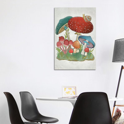 Mushroom Collection I by Chariklia Zarris - Wrapped Canvas Gallery-Wrapped Canvas Giclée