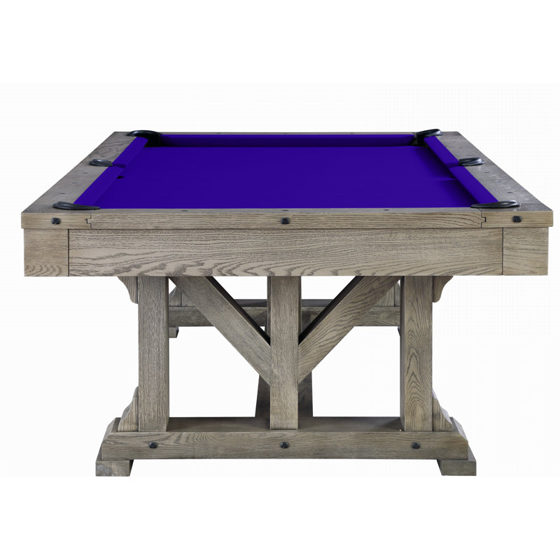 Cross Creek Slate Pool Table with Professional Installation Included, 7', Purple, Yes