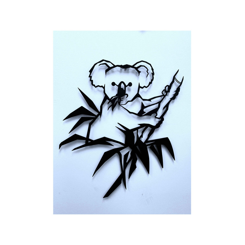 Décoration murale géométrique koala