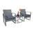  Ables Wicker 2 - Person Patio Conversation Set with Cushions-252323428
