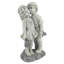 Young Sweethearts Kissing Children Garden Statue