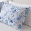 Housse de couette à rayures florales séduisantes en tissu de microfibre-119384057