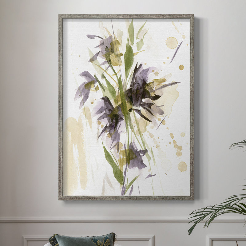 «After Rain II», reproduction encadrée - bois massif, H 15 po x l 12 po