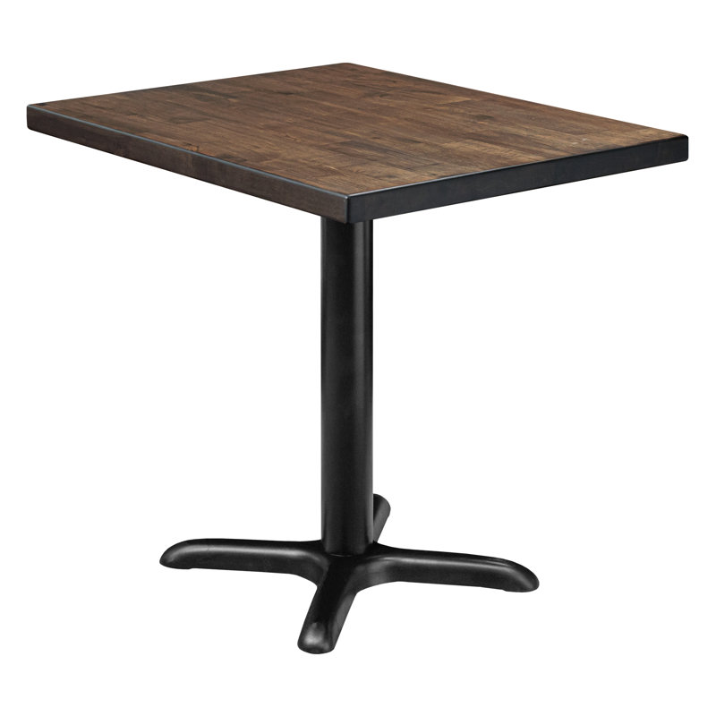 Sophia 30" L x 24" W Table, Rustic Brown