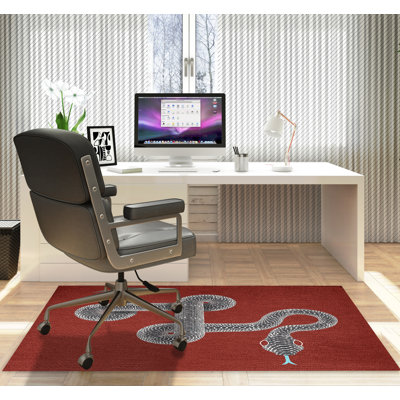 Tapis de chaise rectangulaire Vanjo